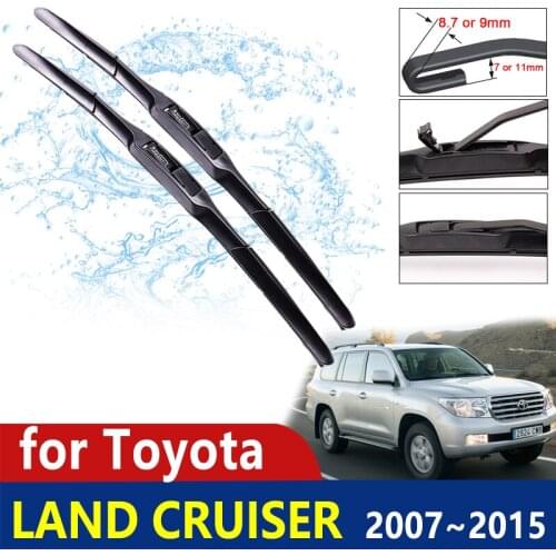 Car Wiper Blade Windscreen for Toyota Land Cruiser 200 J200 2007~2015 Front Windshield Wipers Car Accessories 2008 2009 2010