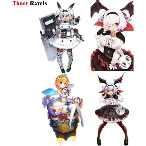 Three Ratels F721 T13 Anime Game Alvis Last Origin Decal For Bumper Mobile Phone Case Personalized PVC Car Sticker