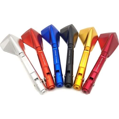 CNC Universal Motorcycle Mirror Rearview Side Mirrors Motorbike Accessories For Honda CBR600 F2 F3 F4 F4i cbr 600 f3 f4i f4 f2