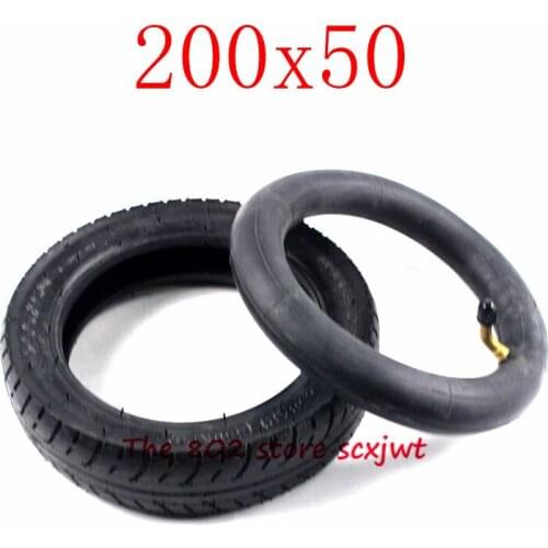 High Quality 200x50 Electric Scooter Tyre Inner Tube 8" Scooter Tyre 8*2'' Electric Gas Scooter Wheelchair Wheel Pneumatic Tire