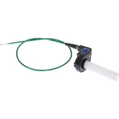 Grips Settle Twist Throttle Clamp Plastic Aluminum With Throttle Cable For Motorcycle Pit Dirt Bike Motocross ATV Offroad Quad