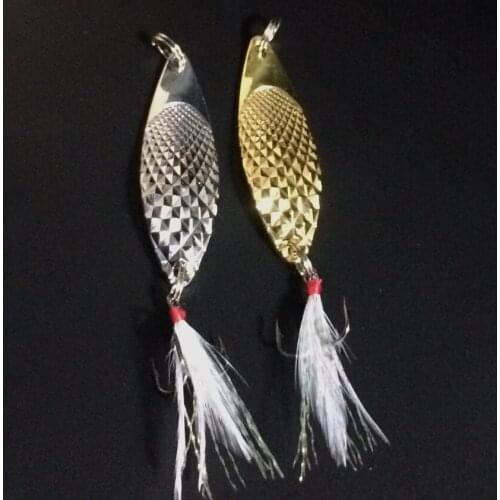 1pcs Spinnerbait Fishing Lure Metal Spoon Spinner Lures Hard Artificial Baits For Pike Trout Bass Catfish Spinning Goods Tackle