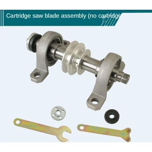 2 Bearing M14x1mm M14 Thread Wood Pulley Shaft Shaft DIY Head Fit Chuck K01-65 K02-65 / 50 4 Inch Saw Blade