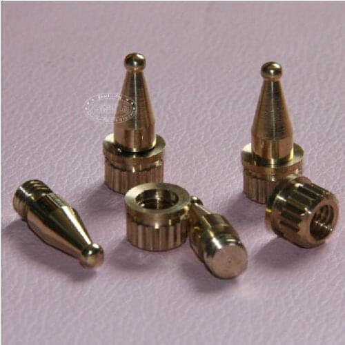 4pcs Screw M8 Copper amplifier Shockproof feet spikes HIFI audio Stand mat AQ