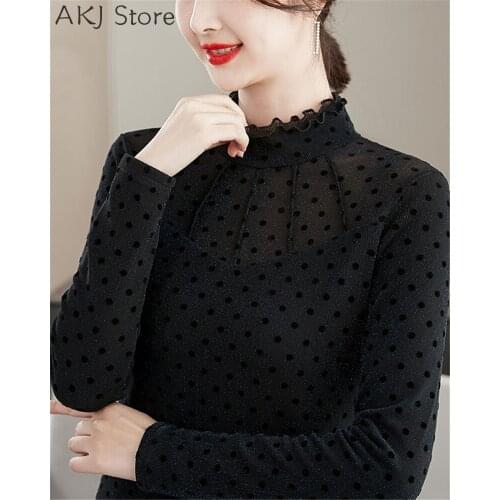 Блузки в горошек Aibo Carla China At AliExpress