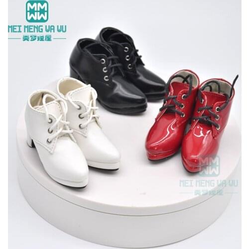 BJD accessories doll shoes fit 58--62cm 1/3 BJD SD10 SD13 doll fashion high-heeled leather shoes, sandals