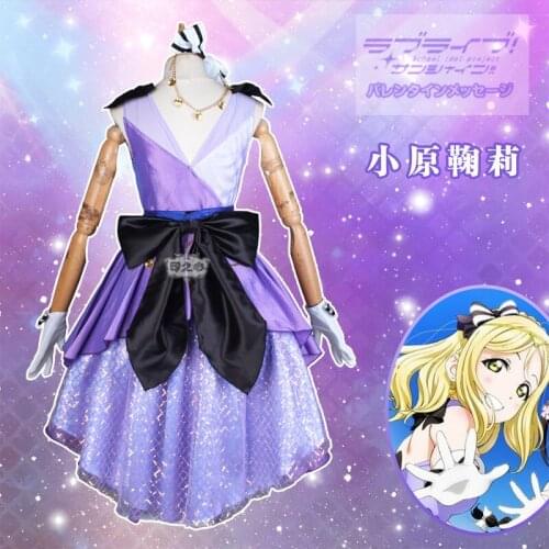 Anime Lovelive!Sunshine Ohara Mari Hop Stop Nonstop Lovely Lolita Dress Cosplay Costume Halloween Suit For Women Outfit New 2020