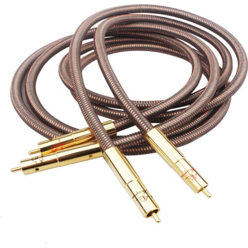 Accuphase 40th Anniversary Edition OCC Pure Copper RCA Gold Plated Plug HiFi Audio Cable