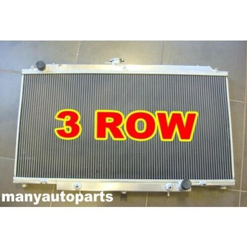 3 Rows for Nissan GU PATROL Y61 PETROL 4.5L Automatic Aluminum Alloy Radiator