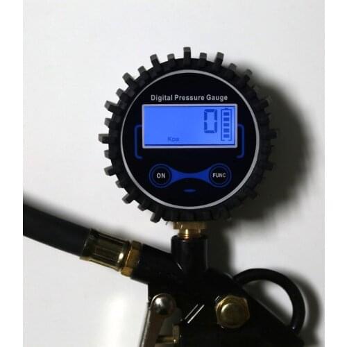 Car Air Tire Inflator with Digital Pressure Gauge 200 PSI Air Chuck & Hose Type