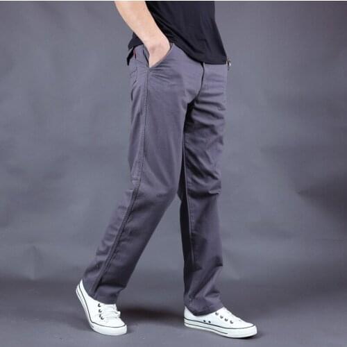 High Quality Mens Casual Loose Pants Spring Autumn Cotton Army Military Multi-Pocket Cargo Pants Men Overalls Long Trousers