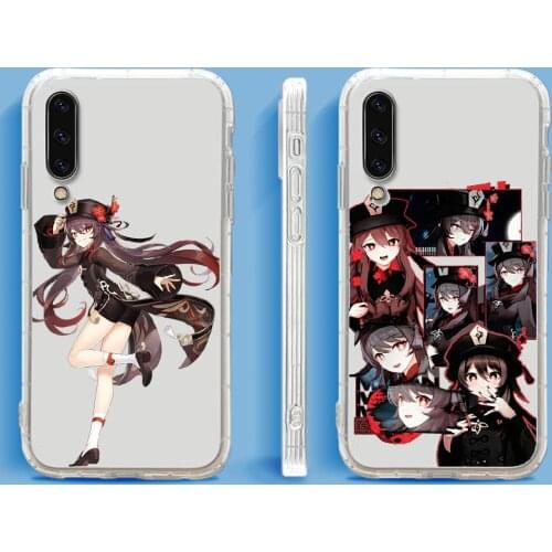 Hu Tao Genshin Impact Phone Case For Samsung Galaxy A 3 5 7 8 10 20 21 30 40 50 51 70 71 E S 2016 2018 4G transparent tpu coque