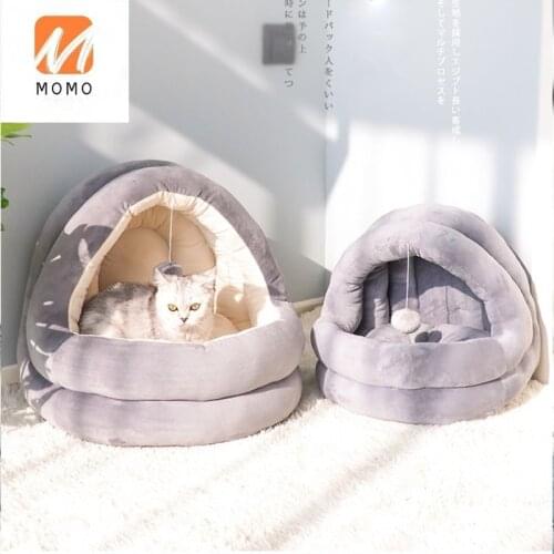 Cat Nest House Villa Closed Four Seasons Universal Winter Warm Cat Nest Removable and Washable Supplies