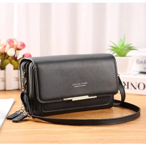 2021 Classic Women Shoulder Bag Square Bags Large Capacity Double Layer Practical Turn Lock Mini Female Bag Diagonal Cross Body
