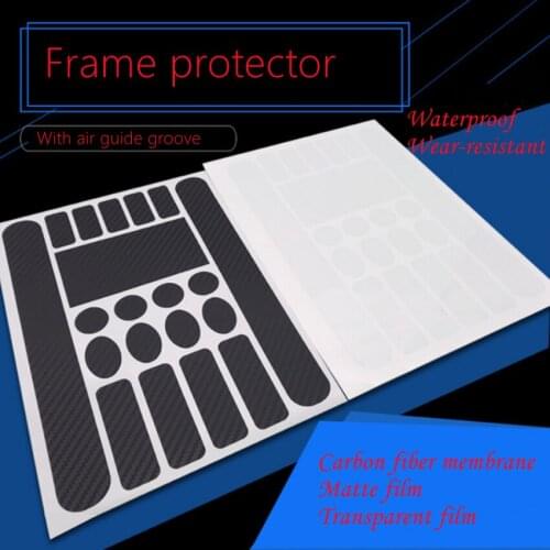 Bicycle Rhino Leather Sticker Chain Protection Sticker Folding Frame Protection Film Mountain Bike Maintenance Chain Sticker