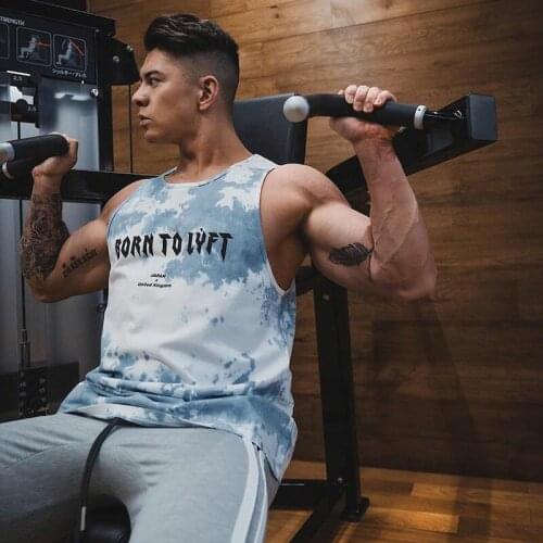 Summer Brand Running Clothing Gyms Fitness Workout Singlet Sling Vest Men Bodybuilding Tank Top Camouflage Sleeveless Shirt Boy