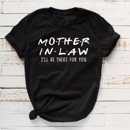 Mother in law shirt Women Cotton Kawaii Fashion Shirt Plus Size O Neck Graphic Mama T-shirt Short Sleeve Mother Casual Top Tees