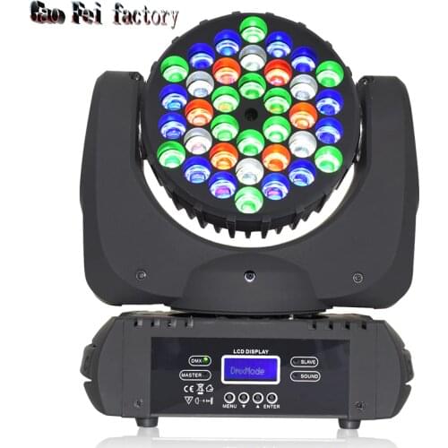 Moving Head DMX Light RGBW Led Beam Lights Mobile DJ Rotating Disco Lighting Sound Activated Effect For Weeding Party Show