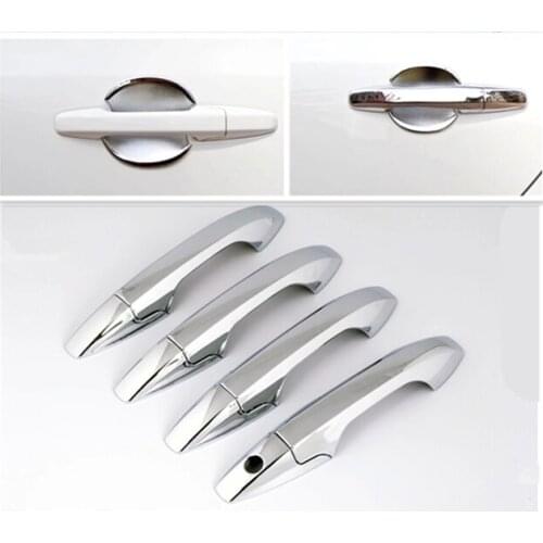 FUNDUOO New ABS Chrome Door Handle Cover For Honda Civic 4 Door Sedan 2006 2007 2008 2009 2010 2011 Free Drop Shipping