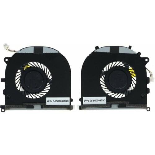 JIANGLUN NEW CPU GPU Cooling Fan For Dell XPS 15 9530 Precision M3800 H98CT 2PH36 L+R