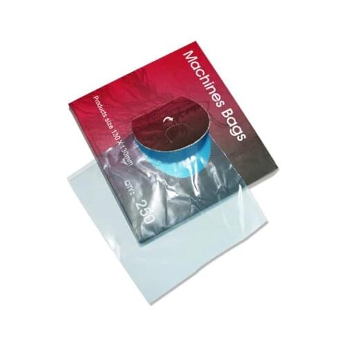 250pcs/lot 130*130mm Disposable Tattoo Machine Clip Cord Sleeves Medical Plastic Tattoo Gun Cable Covers Bags Tattoo Accessory