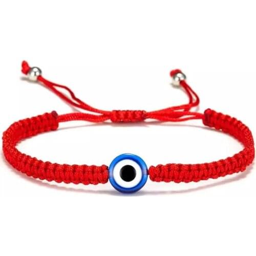 Wholesale Turkish Lucky Blue Evil Eye Bracelet For Women Men Charm Lucky Rope Adjustable Friendship Jewelry Gifts