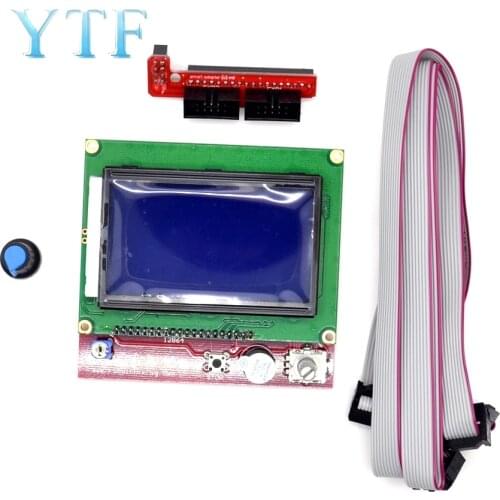 Smart Parts RAMPS 1.4 Controller Control Panel LCD 12864 Display Monitor Motherboard Blue Screen Module