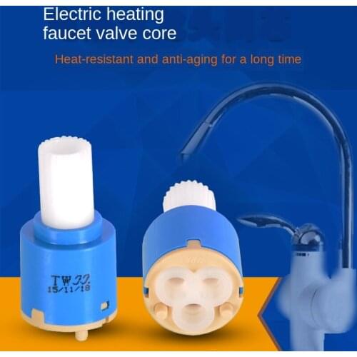 Spool Household Electric Hot Water Faucet Quick Hot Instant Valve Repair Parts Kitchen Dish Basin Faucet Hot and Cold Water