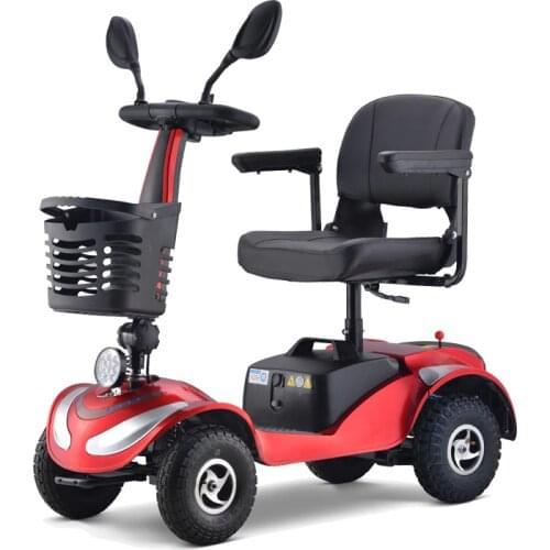 OEM adult elderly leisure foldable household battery car disabled four-wheel electric scooter