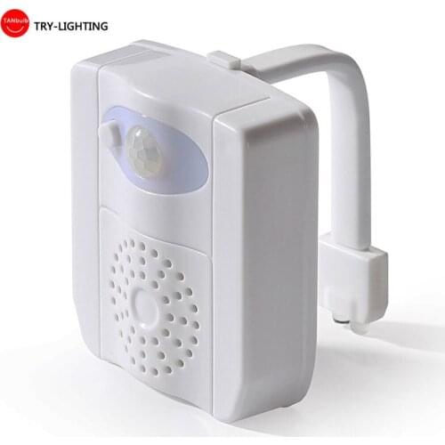 Smart PIR Motion Sensor Toilet Seat Night Light 16 Colors Waterproof Backlight For LED Luminaria Lamp WC Toilet Light