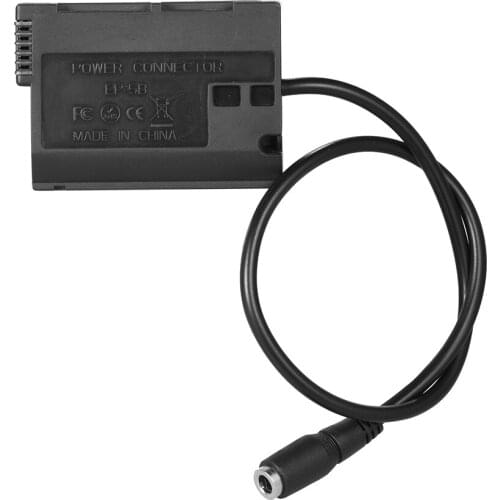 Andoer EN-EL15 Fully Decocded Dummy Battery Pack DC Coupler Connector for Nikon D7200 D500 D810 D750 D7100 D7000 D800E D800 D610