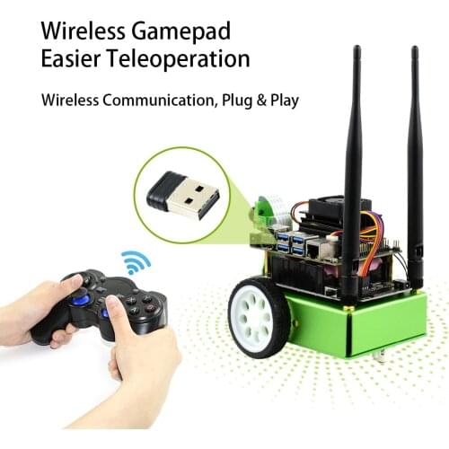 Waveshare JetBot AI Kit NVIDIA OFFICIAL RECOMMENDATION AI Robot Based on Jetson Nano(B01) Smart robot