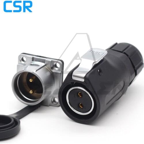 XHP20 series, waterproof connector 2pin male and female, Aviation medical equipment connector