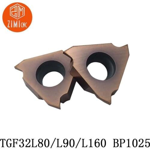 10pcs TGF32L80 L90 L160 BP1025 High cost performance carbide inserts lathe groove cutting plates lathe turning tools insert