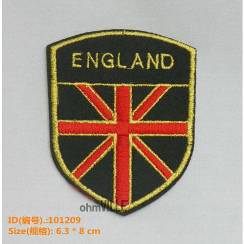 2016 Fallout England Patches Embroidered "easy To Apply, Just Iron-on Patch"brand Patch 100% Quality Guarantee+free Shipping