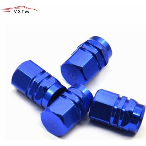 4pcs/set Theftproof Aluminum Car Wheel Tires Valves Tyre Stem Air Caps Airtight Cove Dustproof Cover Car Styling Accessories