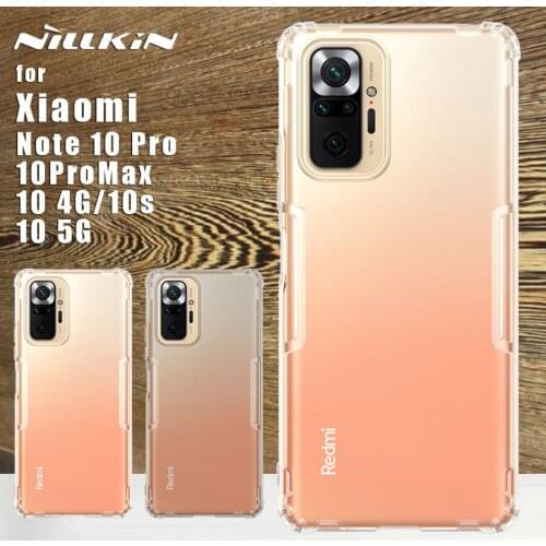 Nillkin For Xiaomi Redmi Note 10 Pro case TPU full 360 Phone Case Protective Back Cover For Redmi Note 10s 10 4G 5G Pro Max