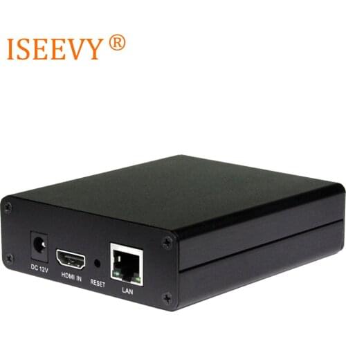 ISEEVY H.265 H.264 Mini HDMI Video Encoder IPTV Encoder for IPTV Live stream RTMP RTMPS RTSP UDP HTTP and Facebook Youtube Wowza