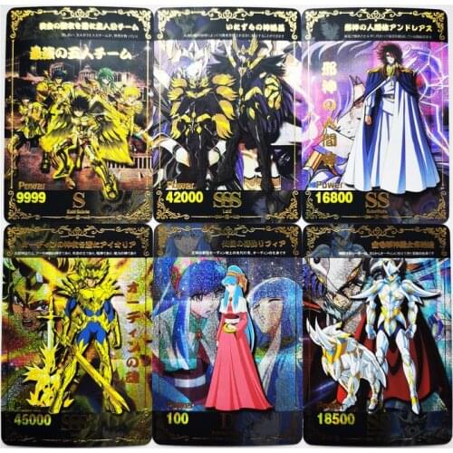 39pcs/set Saint Seiya Holy Code SS Theater Version Full Role Hobby Collectibles Game Anime Collection Cards