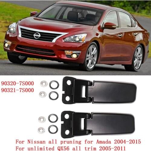 Rear door window glass hinge kit for Nissan 2004-2015 Amada 90320-7S000 90321-7S000 903207S000 903217S000