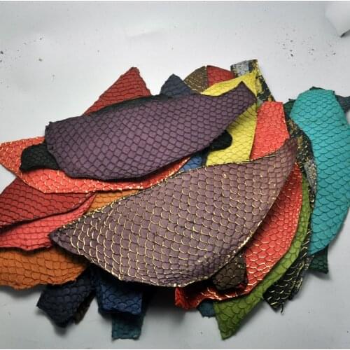 Fish leather suitable for DIY handmade belt shoes handbag fish skin thickness 0.1-0.5mm