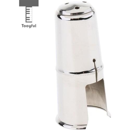 Nickel Plated Bb Clarinet Mouthpiece Cap for Wind Woodwind Instrument Parts