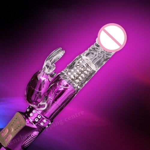 New Magic Wand Massager Rechargeable Rabbit Vibrators For Women G Spot Adult Sex Toys