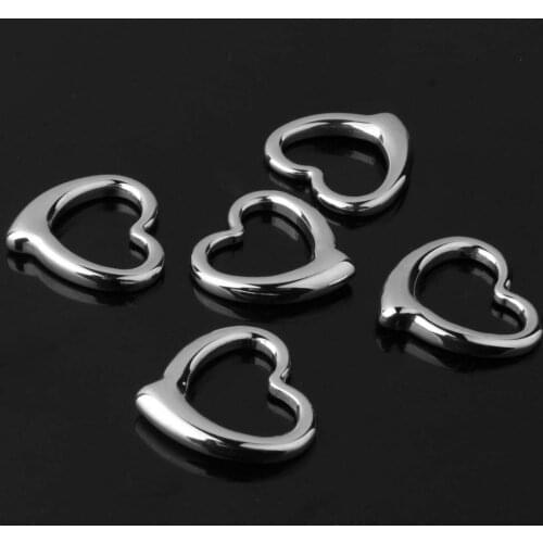 20 Pcs Hollow Love Heart Charms Drops & Pendants For Necklace Jewelry Making DIY Findings Jewelrys accessories 20mm 18mm