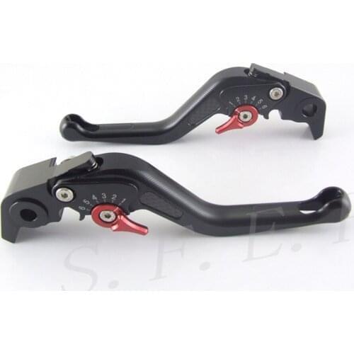 SFEP 3D Short CNC Adjustable Motorcycle Brake and Clutch Levers with Carbon Fiber Inlay Type For Honda CBR1000RR/SP 2017-2019