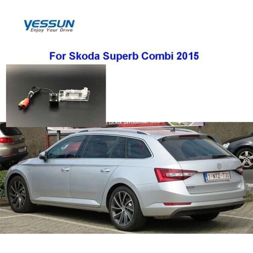 Yessun HD CCD Night Vision Car Rear View Reverse Backup Camera Waterproof For Skoda Superb Combi 2015
