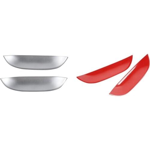 For 2015-2020 Dodge Challenger ABS Look Car Door Bowl Decor Cover Trim 2PCS