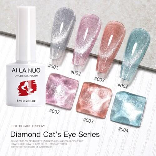 18ml Cat Eye UV Gel Nail Polish Soak Off Chameleon Cats Eyes Gel Nail Polish Magnetic Enamel Lacquer Nail Art Gellak Manicure