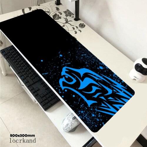 Red Leopard-Excovip Extra Long Large XL Gaming Desk Mat Smooth Surface Non-Slip Rubber Mouse Pad Mat with Designs Gamer mousepad