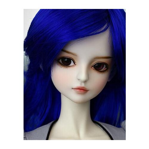 Top quality 1/3 bjd doll girl Shall Blue Purple cute beautiful girl doll model manikin best recast gift toy resin